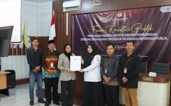 Bawaslu Kebumen Hadiri FKP KPU, Bahas Penyempurnaan Pelayanan Informasi Publik