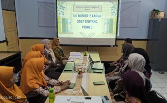 Dokumentasi saat pemaparan Mahasiswa dan Siswa