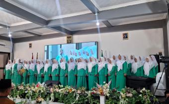 54 Pengurus PC Fatayat NU Kebumen Masa Khidmat 2026-2031 Resmi Dilantik